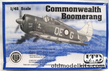 LTD 1/48 Commonwealth Boomerang CA-12, 9806 plastic model kit